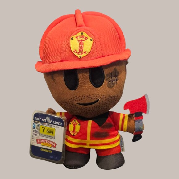 Devseries Livetopia Firefighter Collector Plush Polyester Plush (with code) - Picture 4 of 5